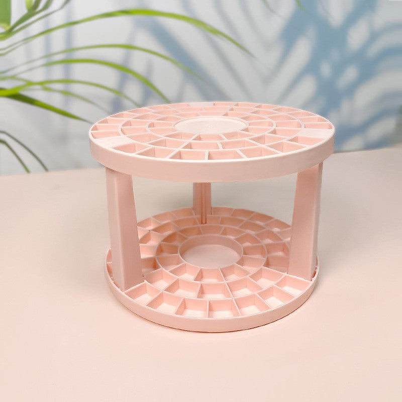 Organizador Giratório 360° para Pincéis de Maquiagem – 5 Compartimentos