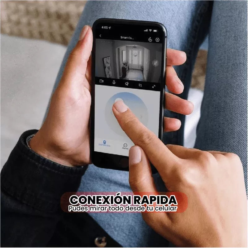 Cámara bombillo 360 wifi de seguridad
