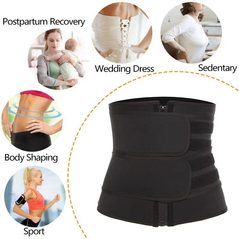 Entrenador de cintura, moldeador de cuerpo adelgazante, cinturón de Fitness para