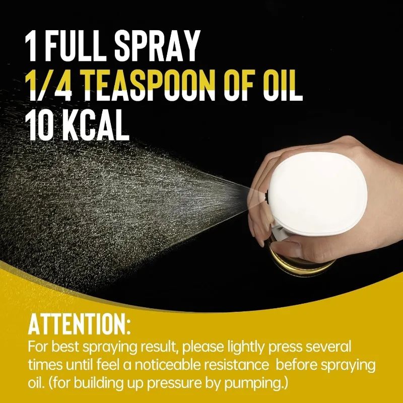 Borrifador de Óleo para Cozinha — Spray Multiuso