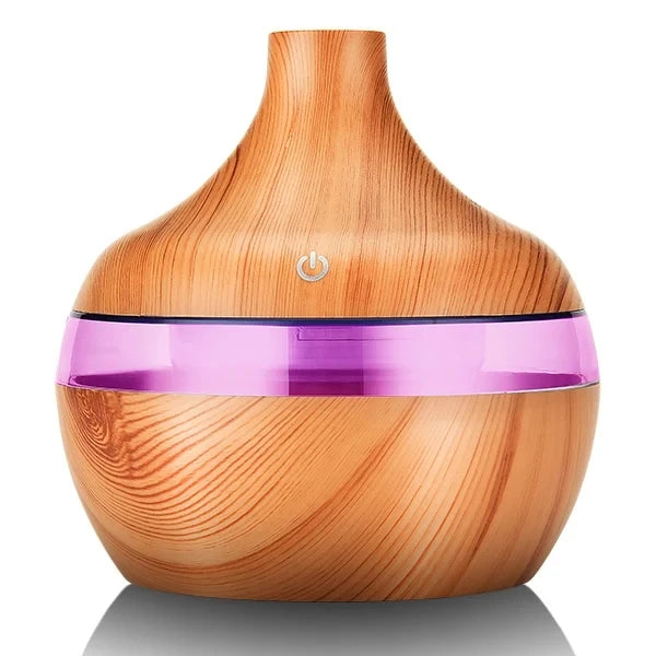 Umidificador Difusor de Aromas Ultrassônico | Névoa Fria e Aromaterapia 300ml