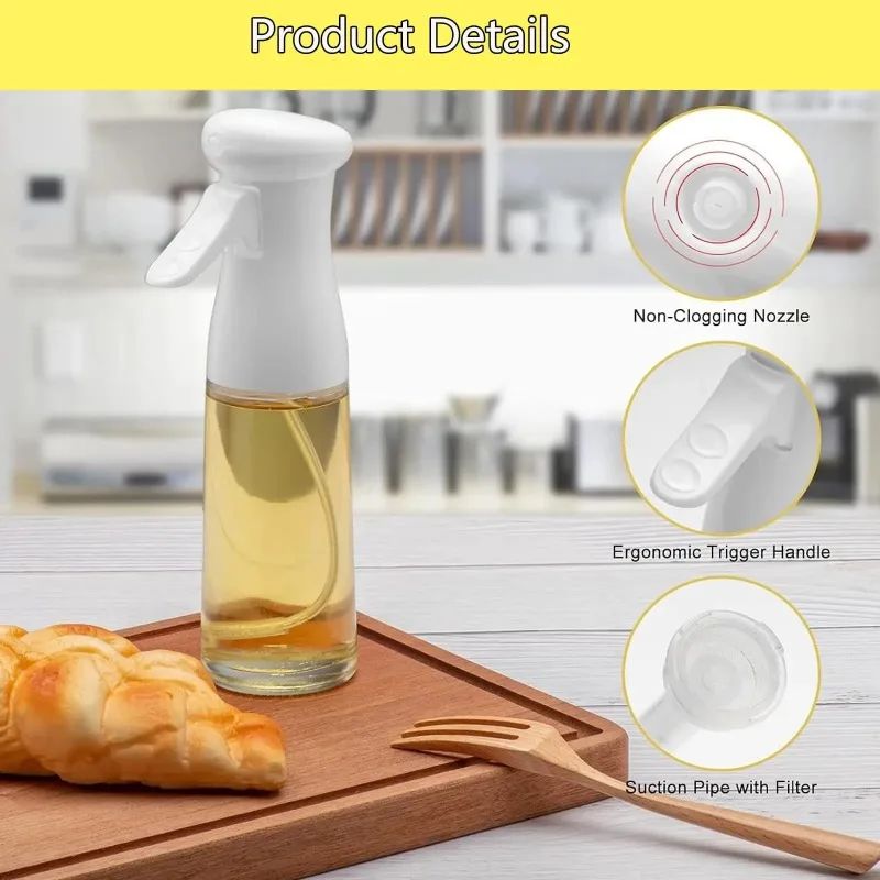 Borrifador de Óleo para Cozinha — Spray Multiuso