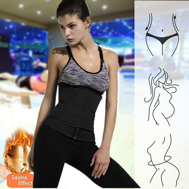 Entrenador de cintura, moldeador de cuerpo adelgazante, cinturón de Fitness para