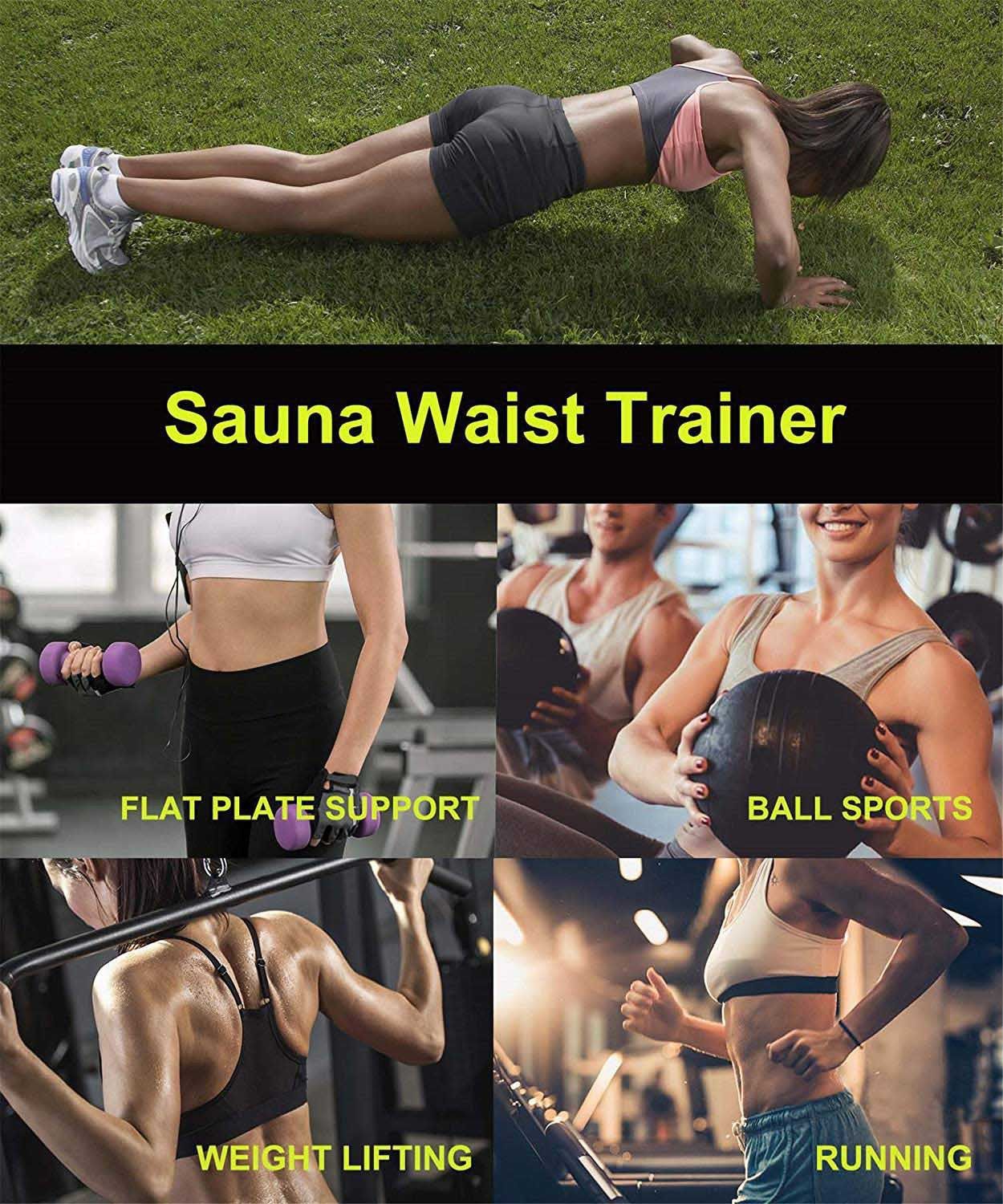 Entrenador de cintura, moldeador de cuerpo adelgazante, cinturón de Fitness para