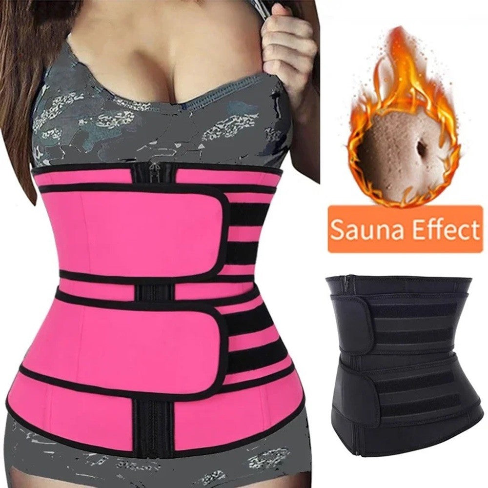 Entrenador de cintura, moldeador de cuerpo adelgazante, cinturón de Fitness para